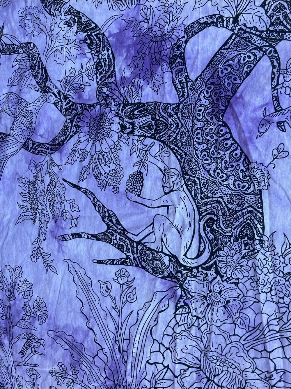 Zest for Life life-giving tree tapestry 100% cotton 59 x 85 - Picture 4 of 10